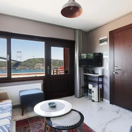 Breathtaking Bosphorus View With Large Terrace Daire